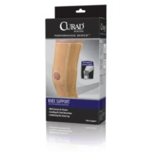 CURAD Elastic Pull-Over Knee Supports with Cartilage Pads