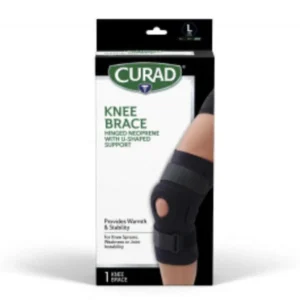 CURAD Hinged Knee Supports with U-Shaped Support